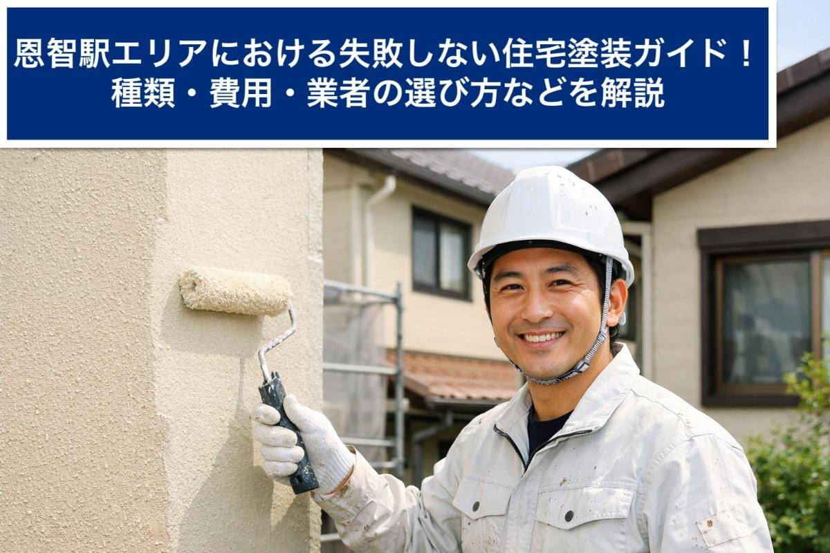 恩智駅エリアにおける失敗しない住宅塗装ガイド!種類・費用・業者の選び方などを解説