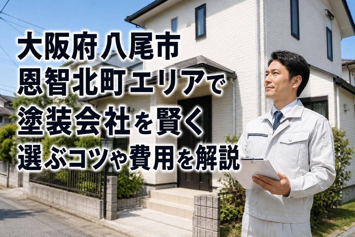 大阪府八尾市恩智北町エリアで塗装会社を賢く選ぶコツや費用を解説