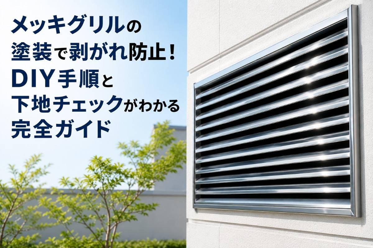 メッキグリルの塗装で剥がれ防止!DIY手順と下地チェックがわかる完全ガイド