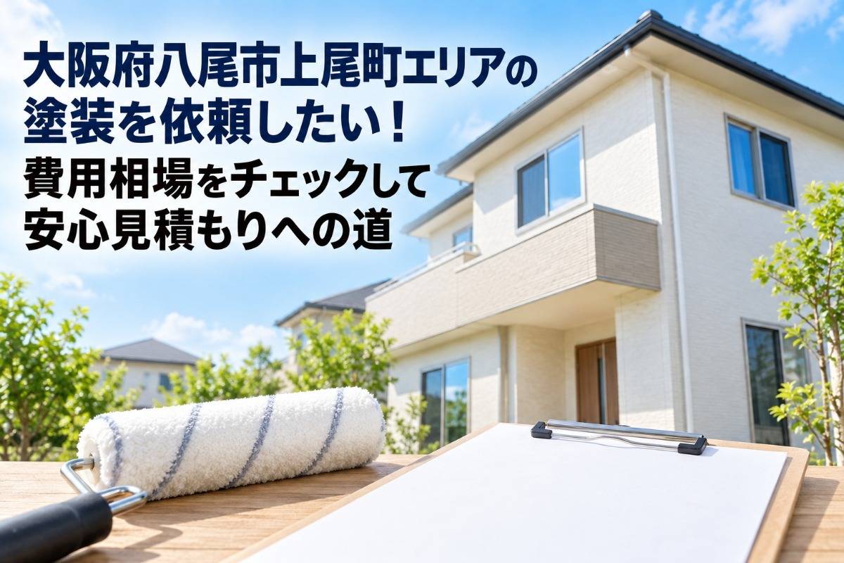 大阪府八尾市上尾町エリアの塗装を依頼したい!費用相場をチェックして安心見積もりへの道